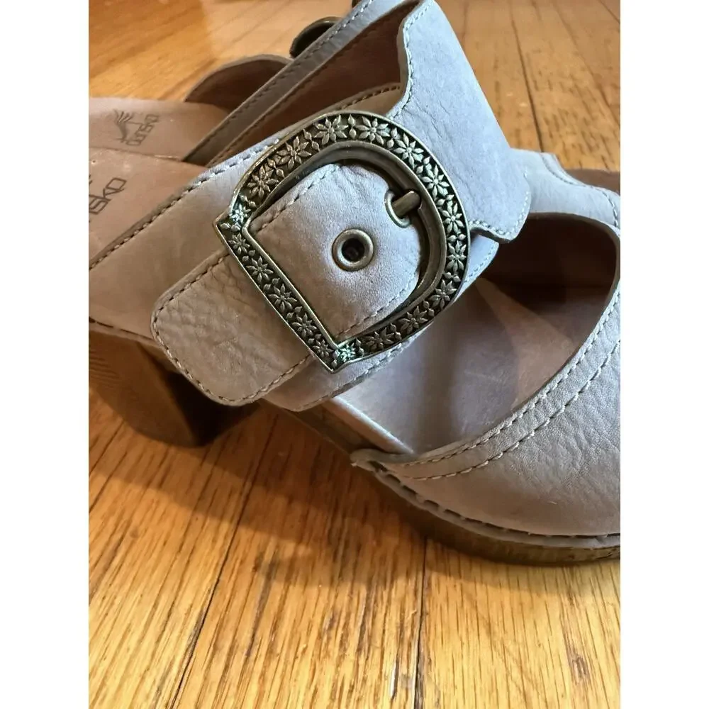 Dansko Ramona Slide On Shoes/Heels Taupe 1803167800 Size 10 US/40 Eur NWOB